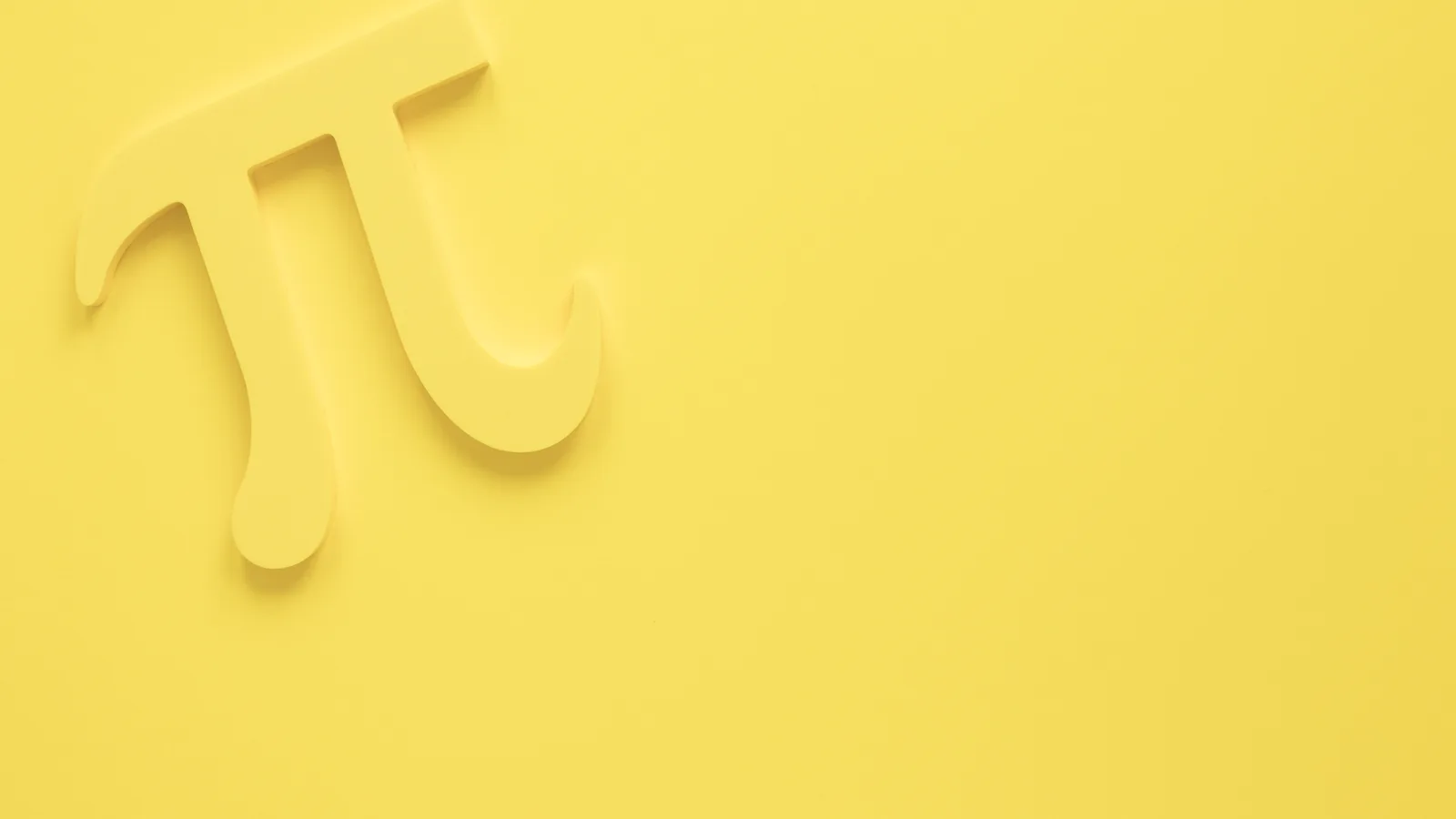 Symbol liczby Pi w minimalistycznym stylu